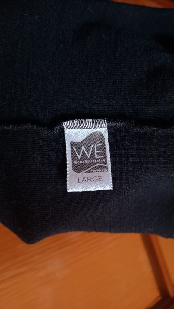Wool Exclusive Norweski damski podkoszulek z wełny, 100% Merino, Roz L