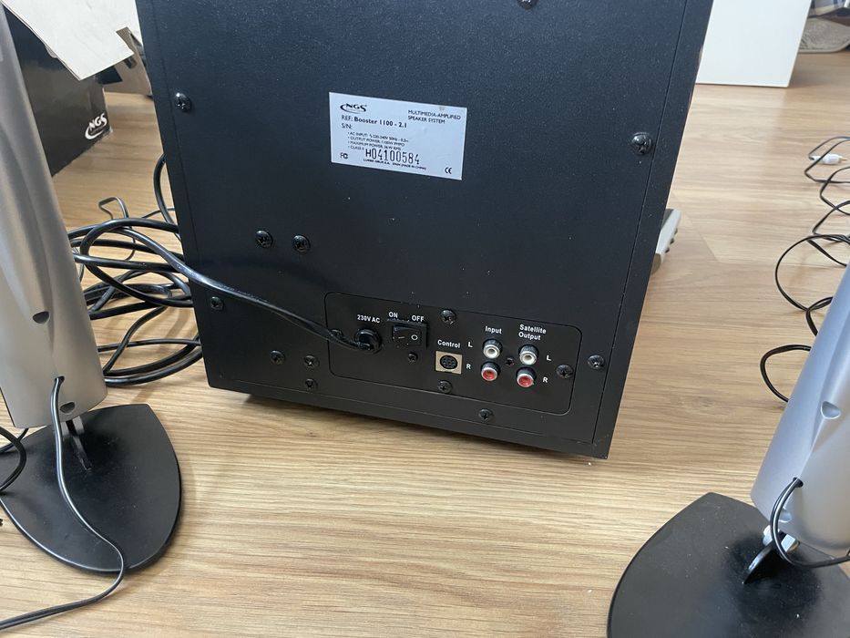 Aparelhagem com subwoofer