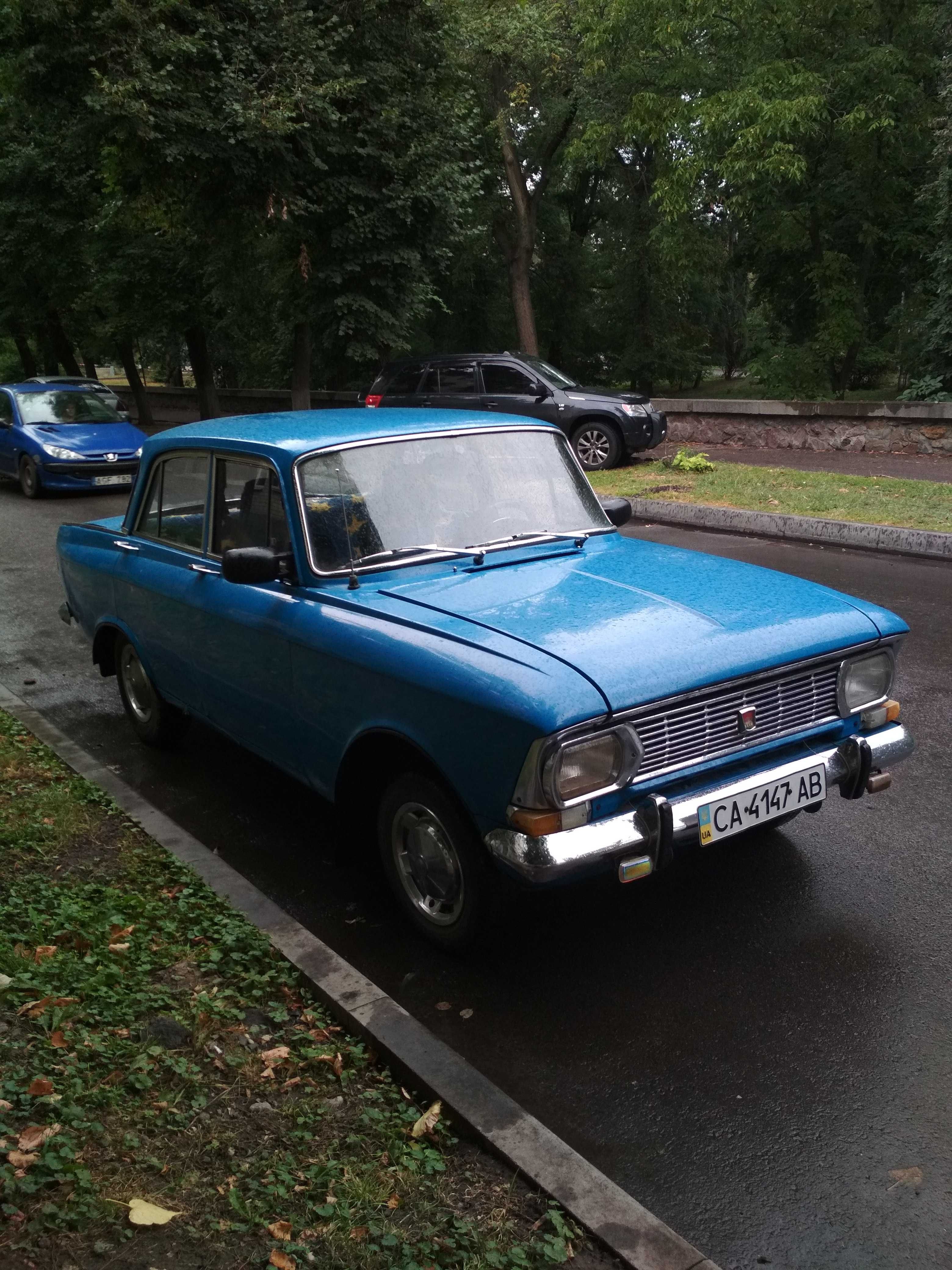 Автомобиль Москвич-412 ИЭ, АЗЛК, 1974 года экспортный.