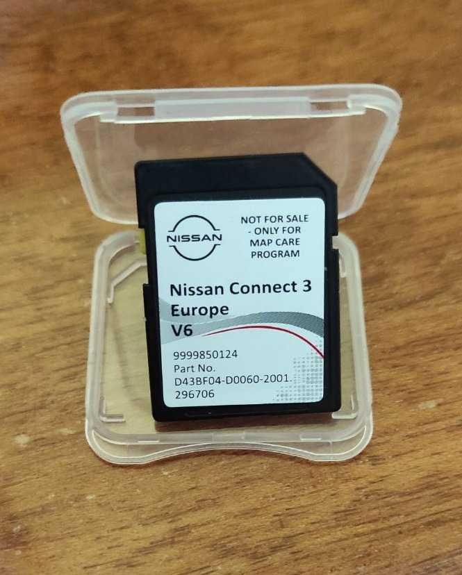 Карти навігації на Ніссан/Nissan Connect 3 V6 ЄВРОПА+Україна