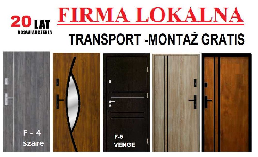 Drzwi DO MIESZKANIA W BLOKU-wejściowe ZEWNĘTRZNE-wewnętrzne z montażem