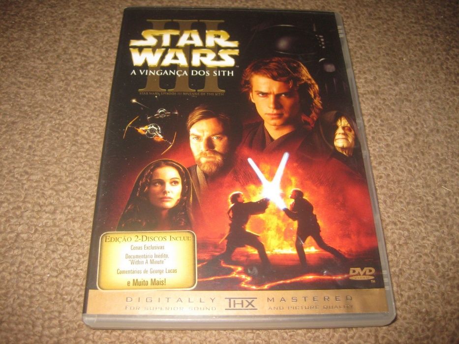 "Star Wars: Episódio III- A Vingança dos Sith" 2 DVDs