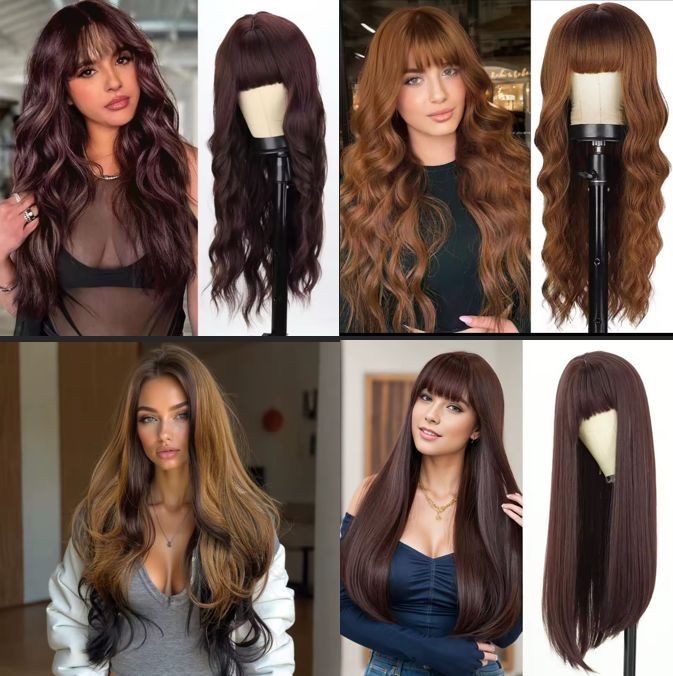 Парики коричневые от 650-1400