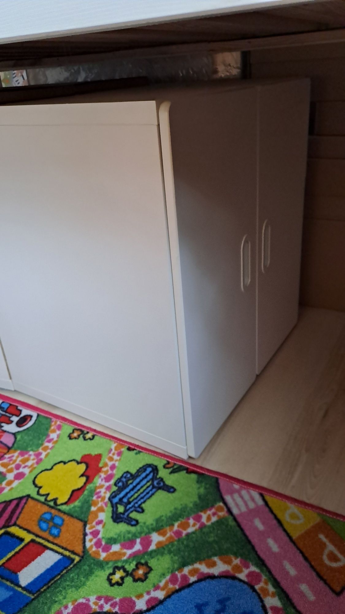 Smastad Ikea Szafa do pokoju dziecięcego meble dziecięce białe półki