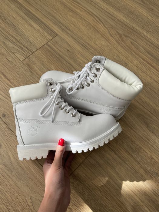 РОЗПРОДАЖ СКЛАДУ !!! Timberland white boots original. Оригінал