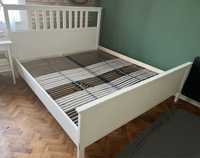 Łóżko małżeńskie Ikea Hemnes 180x200 + opcjonalnie materac