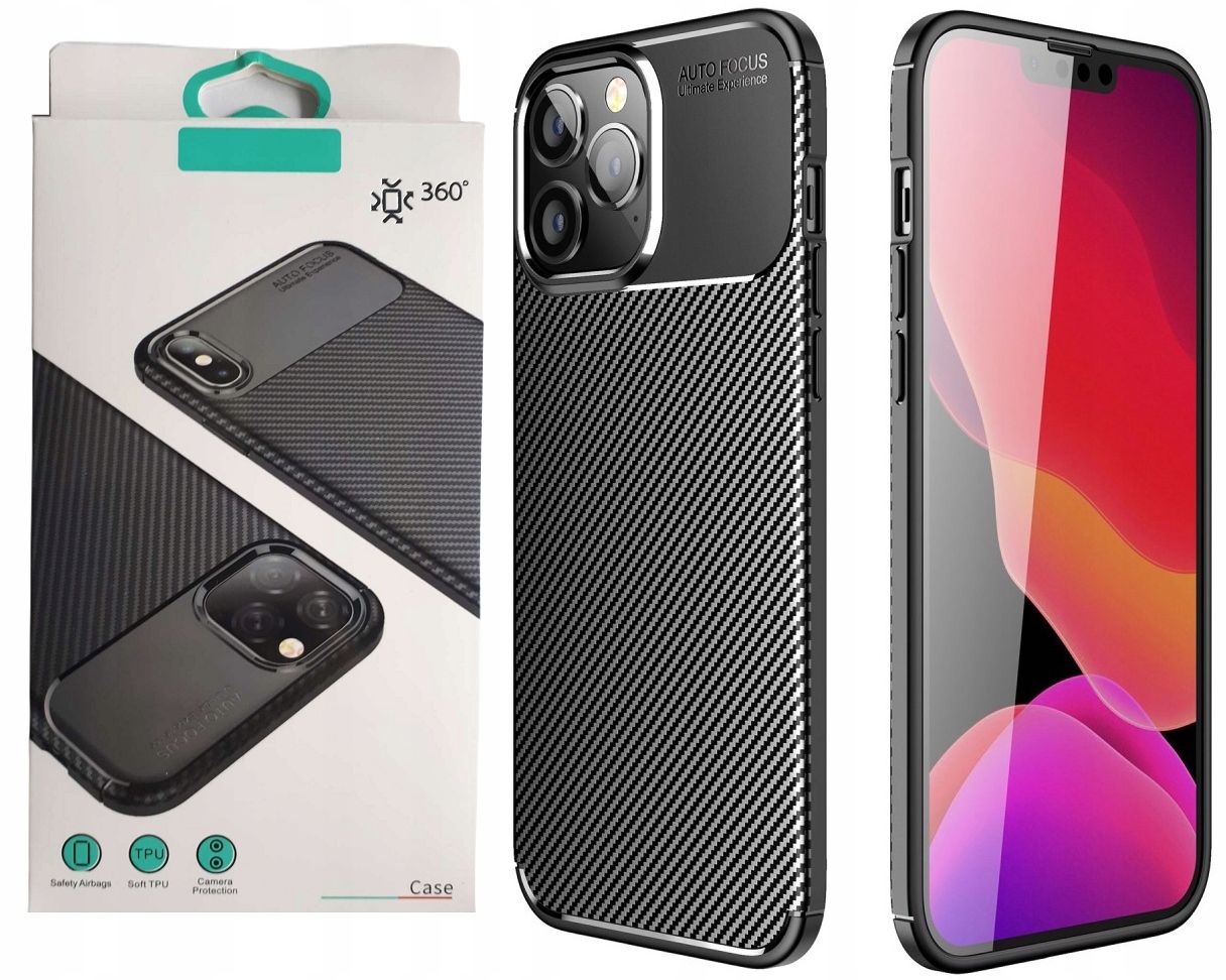 Etui Pancerne Karbon Case Do Iphone 15 Pro Eleganckie Karbonowe