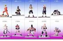 Bandai Naruto Ningyo Shippuden Collection Part 5 Lote 9 peças