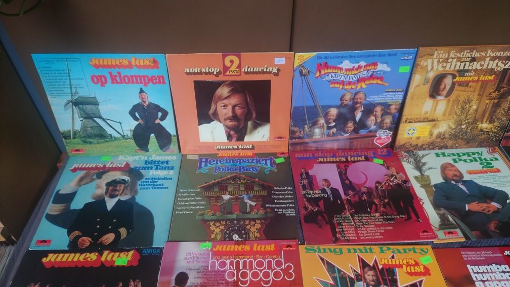 Duża kolekcja płyt winylowych James Last 23 szt. + plakat