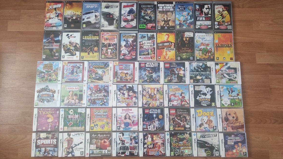 Jogos ps3, PSP, Ds e 3ds
