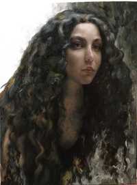 Картина «Портрет девушки» Холст, масло 45x60.
