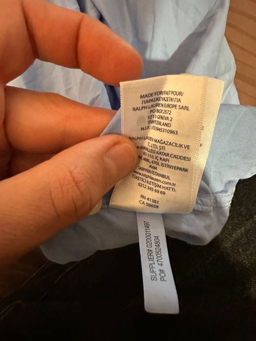 Сорочка Ralph Lauren Knit Oxford (оригінал)