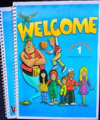 Welcome: starter, 1, 2, 3 (workbook, pupil's book). Teacher book