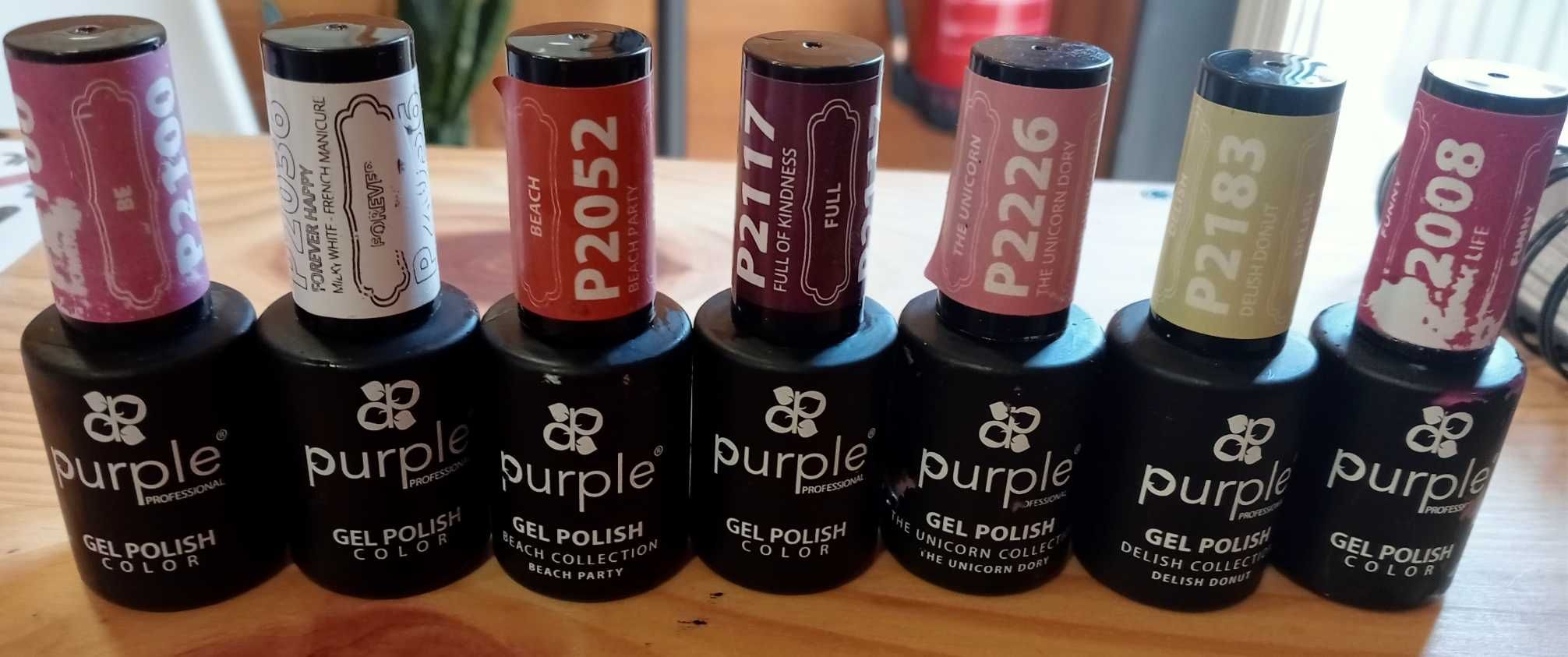 4 Cores de Vernizes de gel SEM TPO