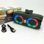 Портативна колонка TG333 2x5W з підсвічуванням RGB, акумуляторна колон