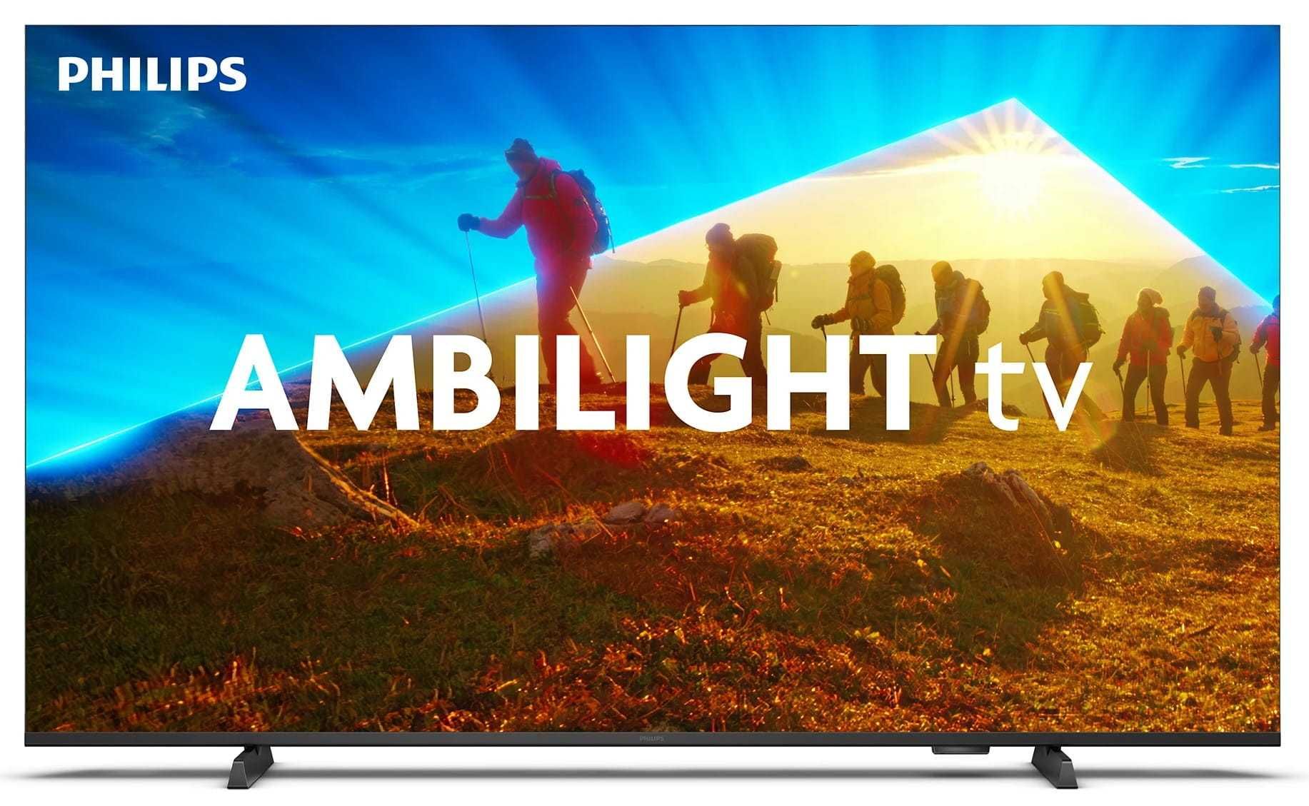 Nowy Philips 65 cali 3xambilight 4K Smart WIFI DVB-T2 65PUS8009 gw12m
