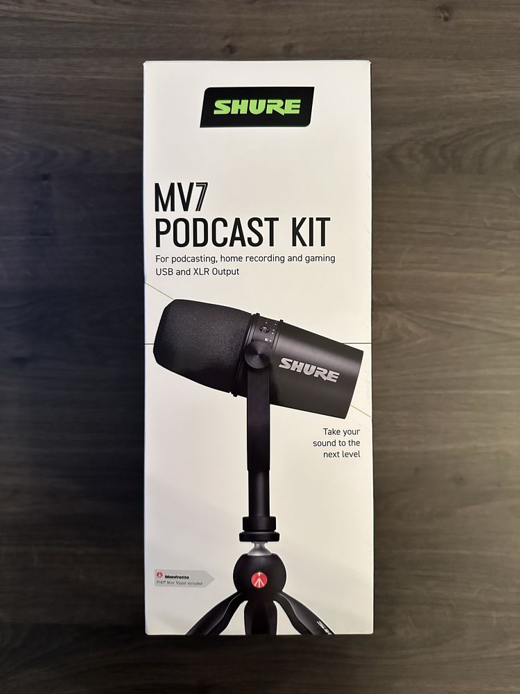 Мікрофон Shure MV7 Podcast Kit