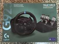 Volante e pedais Logitech G923 e Cadeira Next Level Racing F GT-Lite