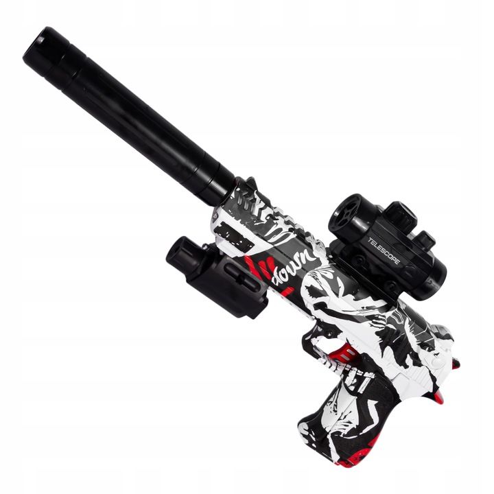 Pistolet Karabin Automat Kulki Żelowe Laser 40cm