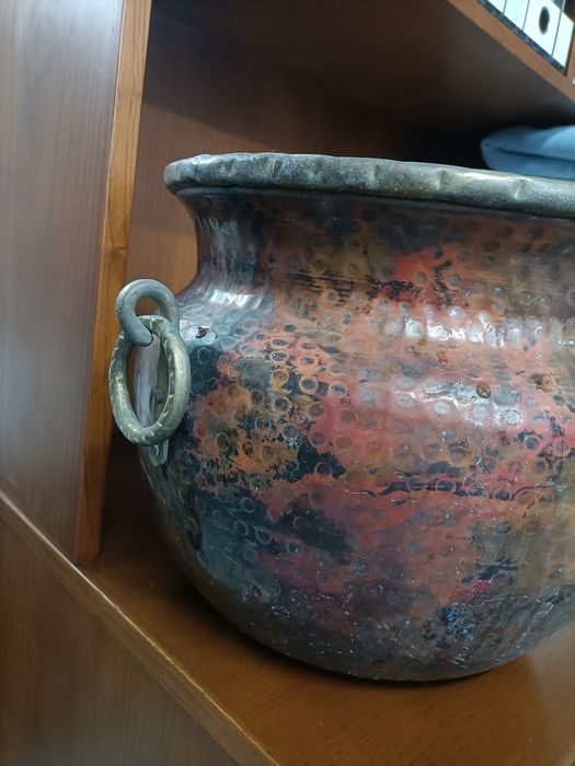 Peça decorativa em cobre