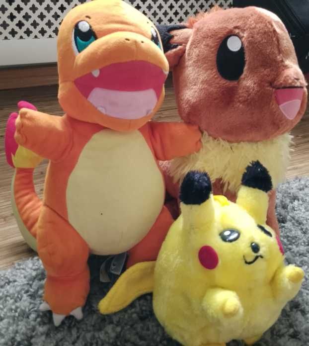 Мягкая игрушка покемон Иви (Evee),Charmander