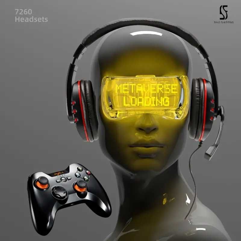 Para PS4/XBOX-ONE/PC/Fones de ouvido montados na cabeça para jogos PC.
