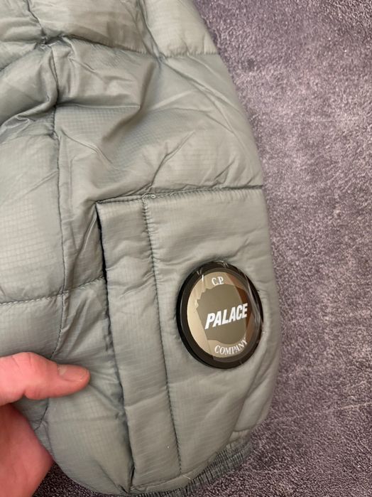 Пуховик CP Company x Palace Puffer Jacket Grey
