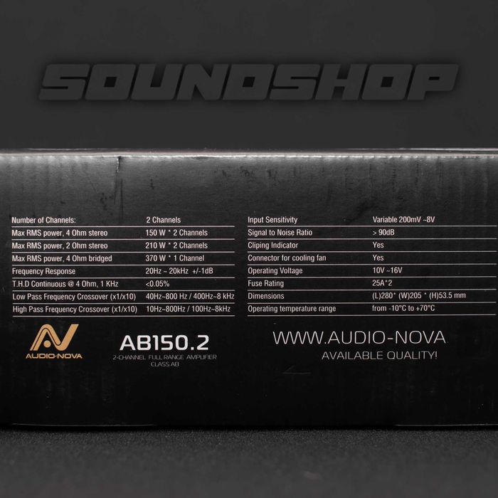 2-канальный усилитель Audio Nova AB150.2