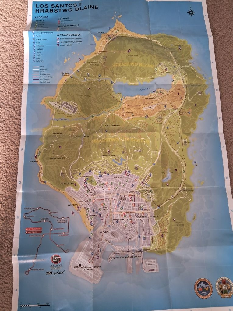 Mapy GTA V i Red Dead Redemption 2