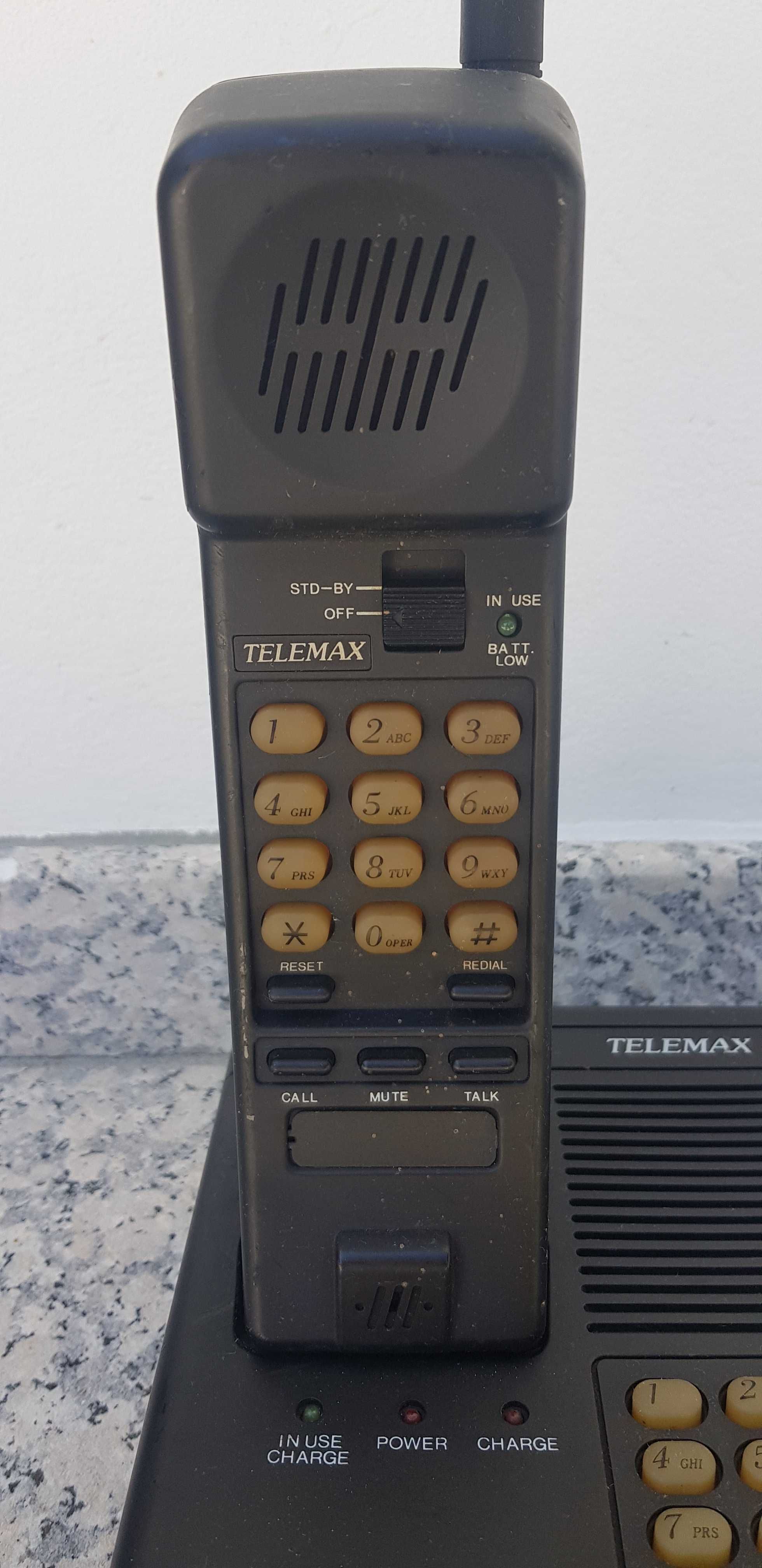 Telefone antigo TELEMAX model cp 275 caroless phone