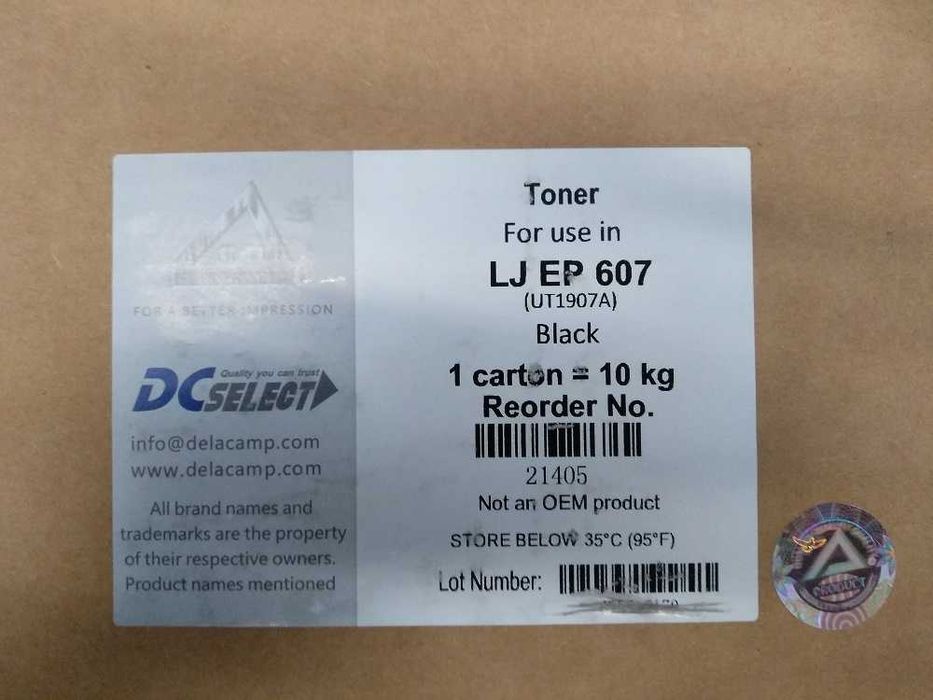 Тонер монохромний для лазерного принтера мішковий 10 кг