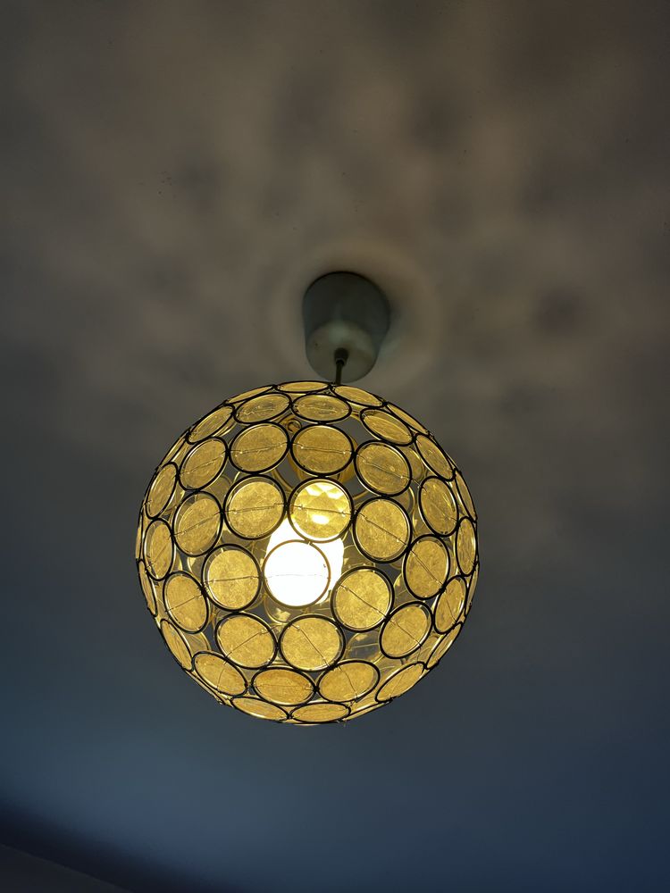 Lampa ikea Smult krysztalki