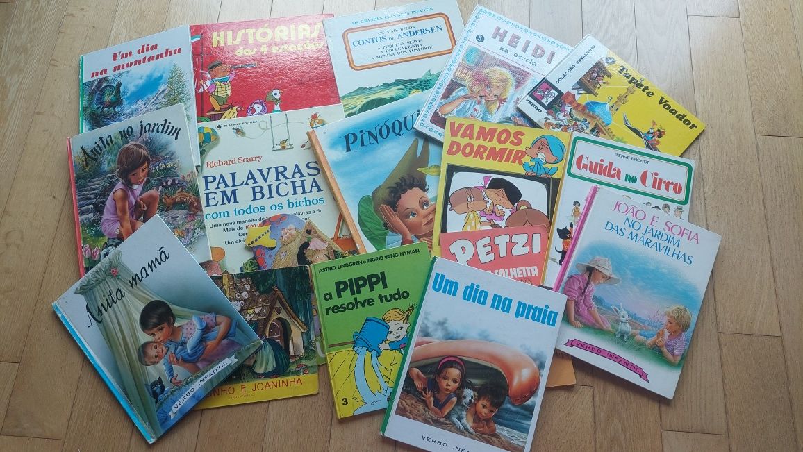 Livros infantis dos anos 80. Bom estado de conservação.