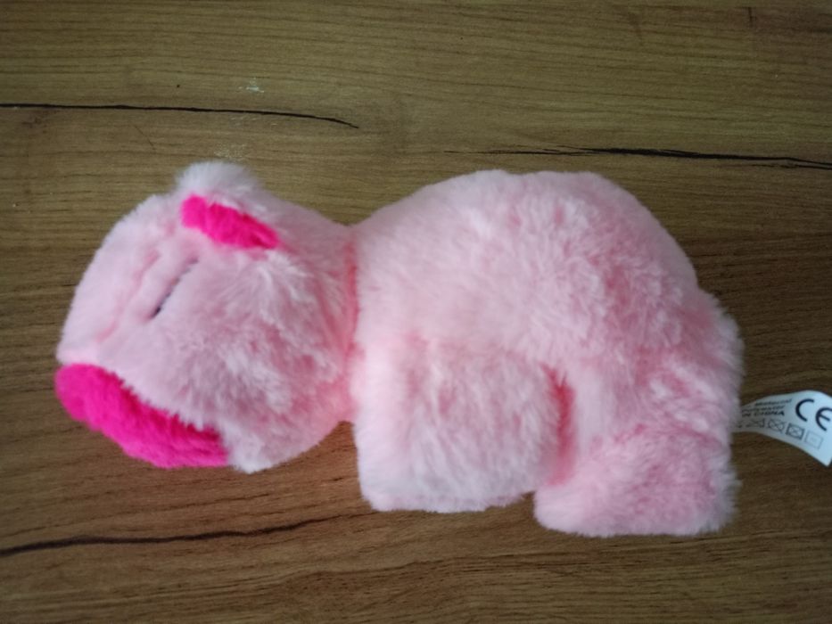 Maskotka, pluszak kapibara świnka na rękę różowa nowa