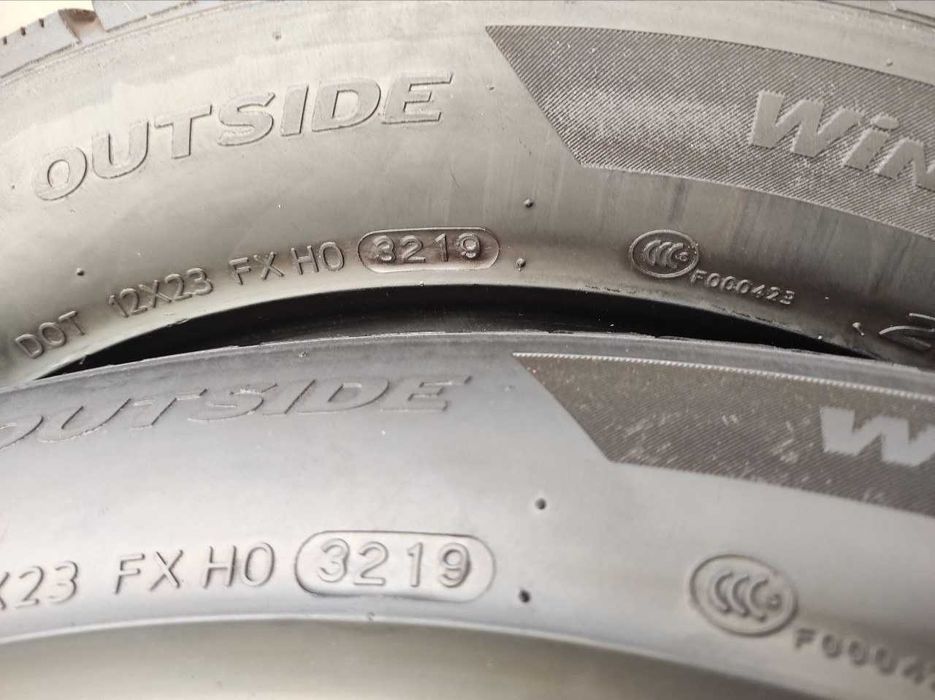 Hankook Winter I*cept evo2 235/50r19 103H XL 2шт 19год 5,5-5,8мм, ЗИМА
