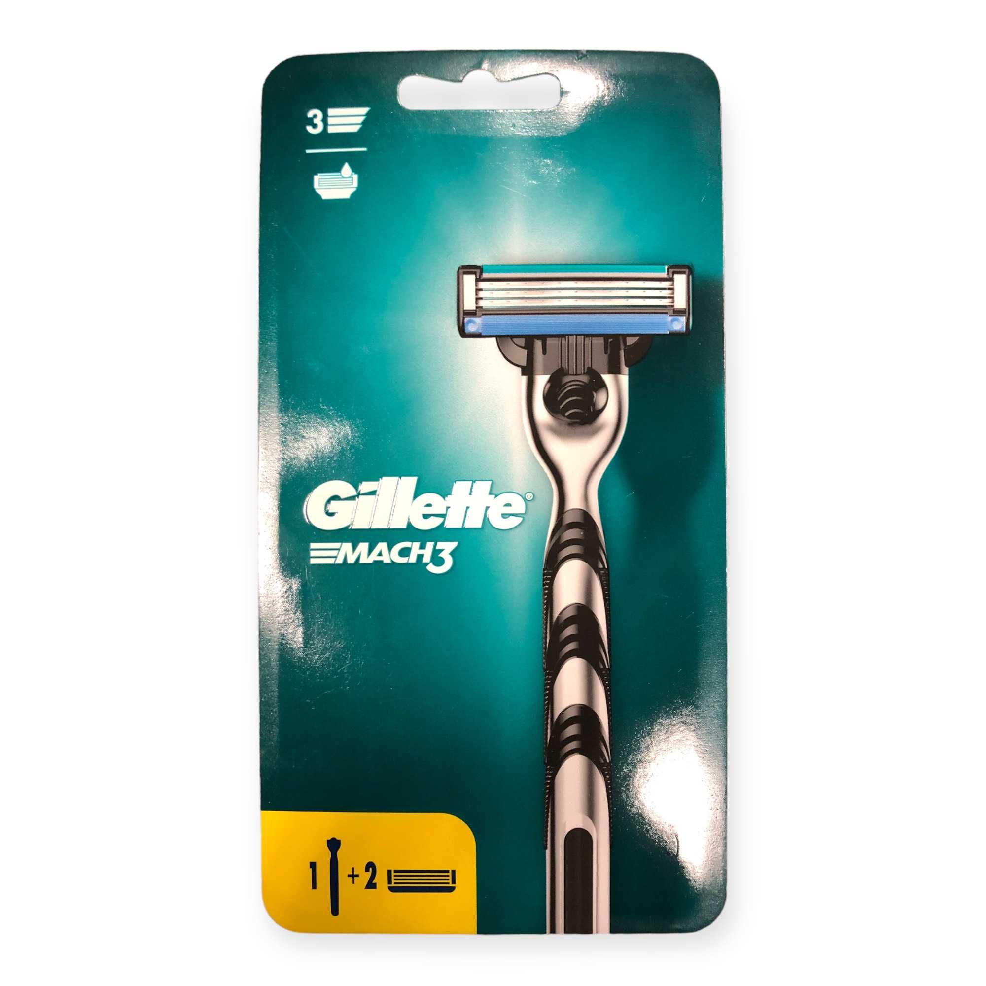 Maszynka na wkłady do golenia Gillette Mach3 1+2