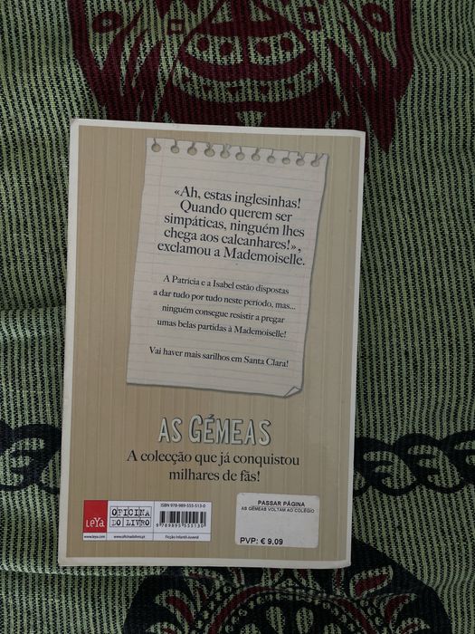 livros As Gémeas + Colégio das Quatro Torres