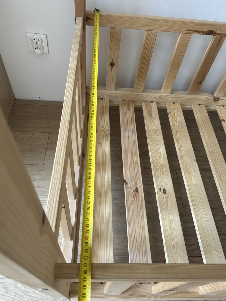 Łóżko 160x80 domek pojedyncze dla dziecka drewniane