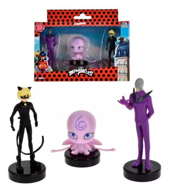 Фігурки героїв Miraculous - ЛедіБаг Супер-Кіт Рена Руж Бражник квамі