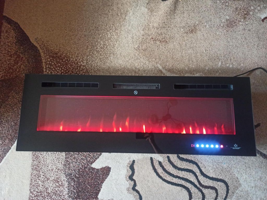 Kominek scienny elektryczny 3D