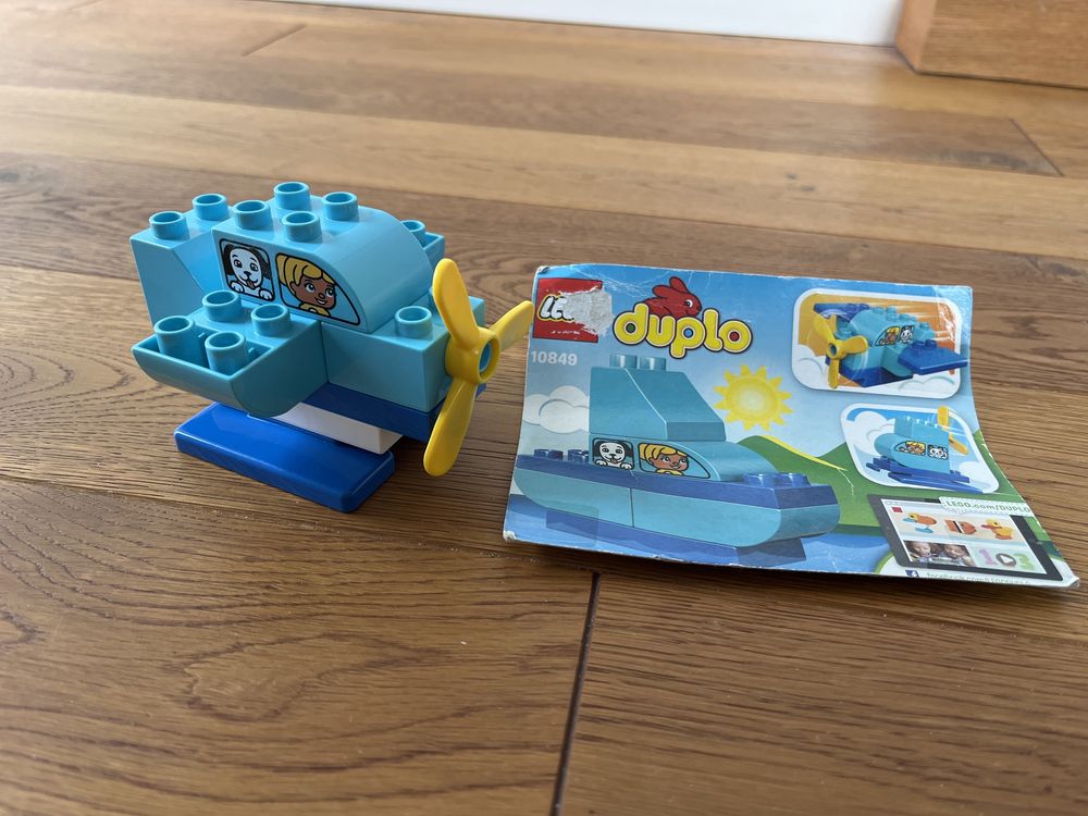 Lego duplo pierwszy samolot 10849