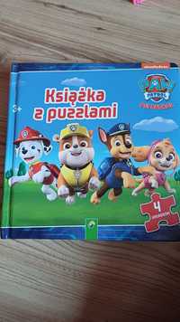 Książka psi patrol puzzle