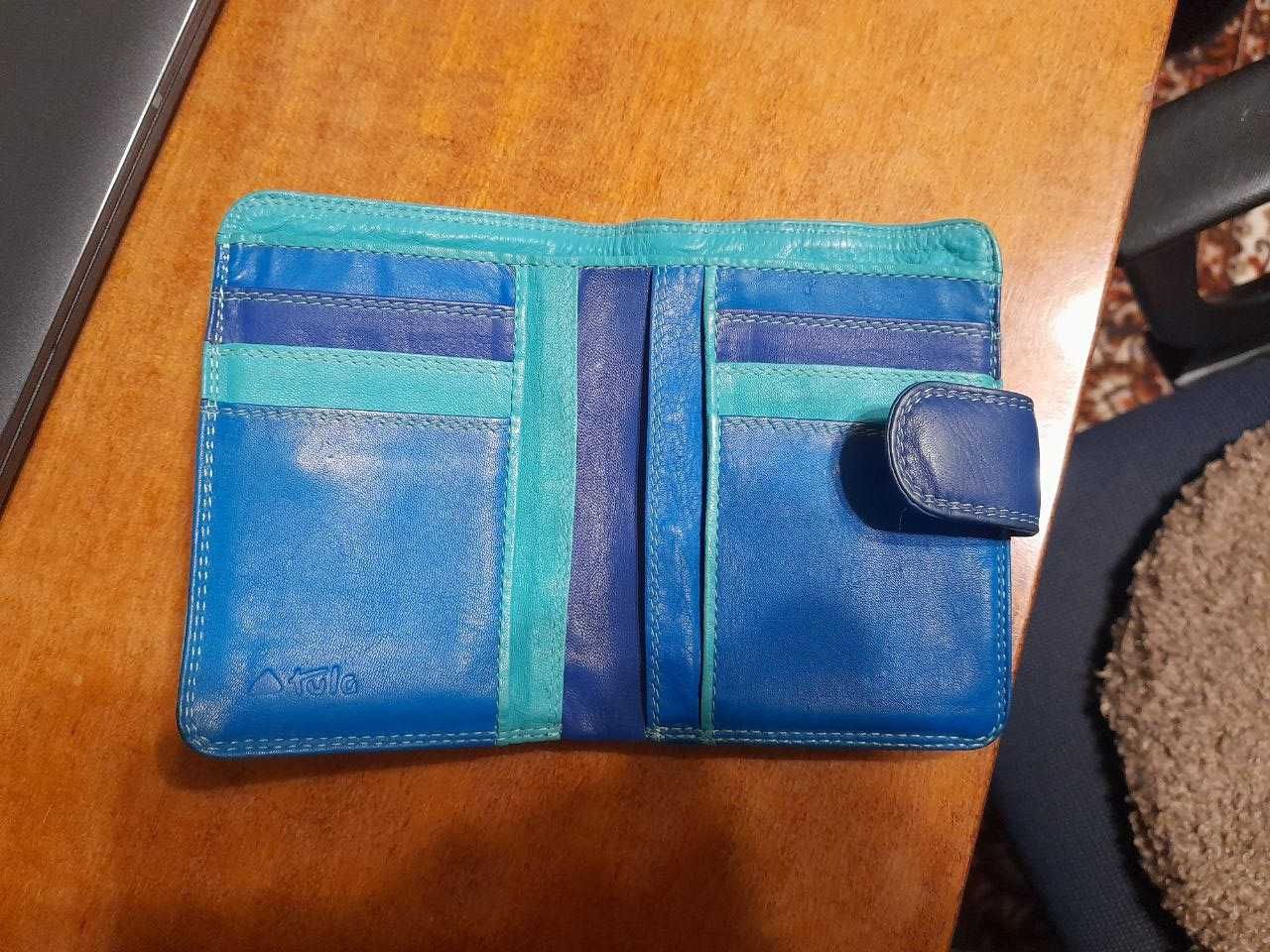 Шкіряний якравий гаманець tula