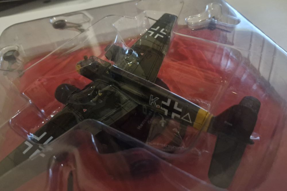 Henschel Hs 129 model samolotu.