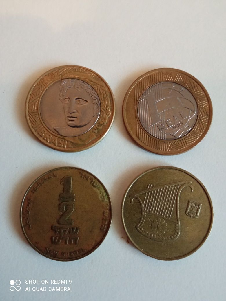Монеты разных стран мира.