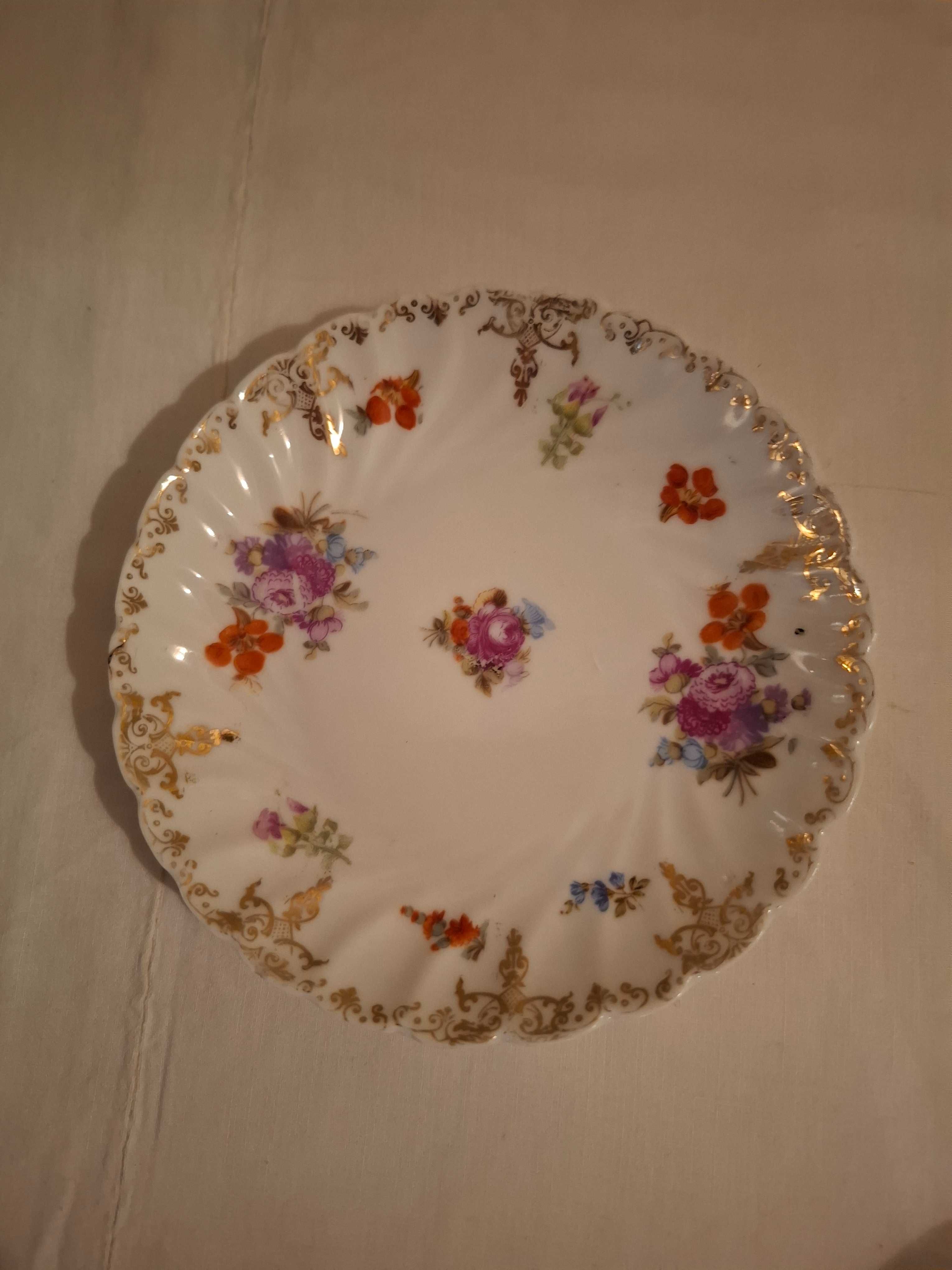 Chávenas de Chá Porcelana Prov Saxe ES Germany ( Muito Antigas )