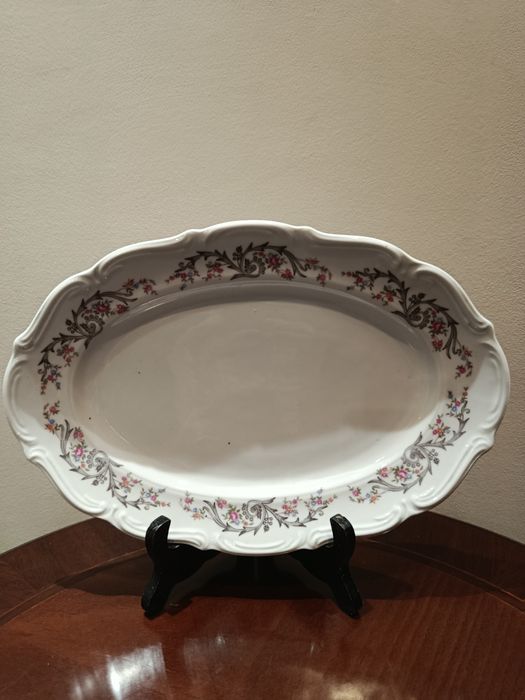 Śliczny stary półmisek porcelana Wałbrzych
