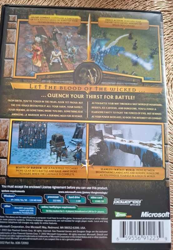 Dungeon Siege. Wersja bazowa.