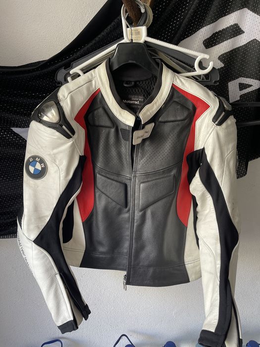 Fato moto em pele BMW como novo