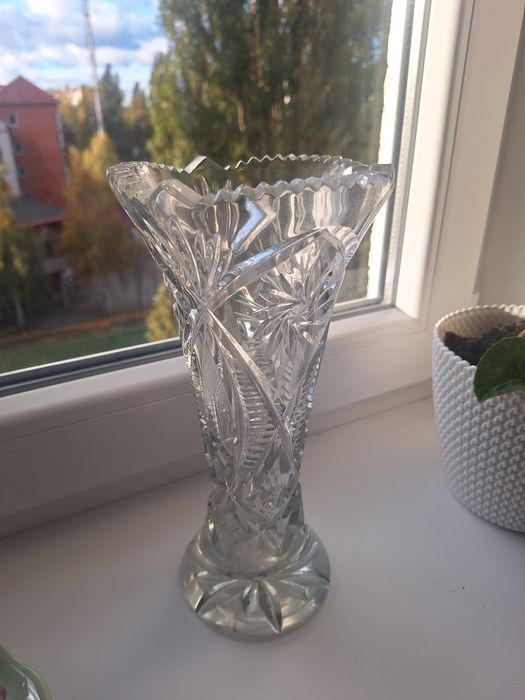 Ваза хрусталь (кришталева ваза ) СССР